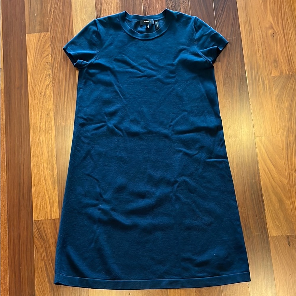 Theory Deep Blue Knit Dress